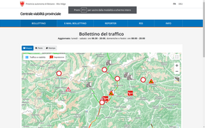 info traffico Alto Adige